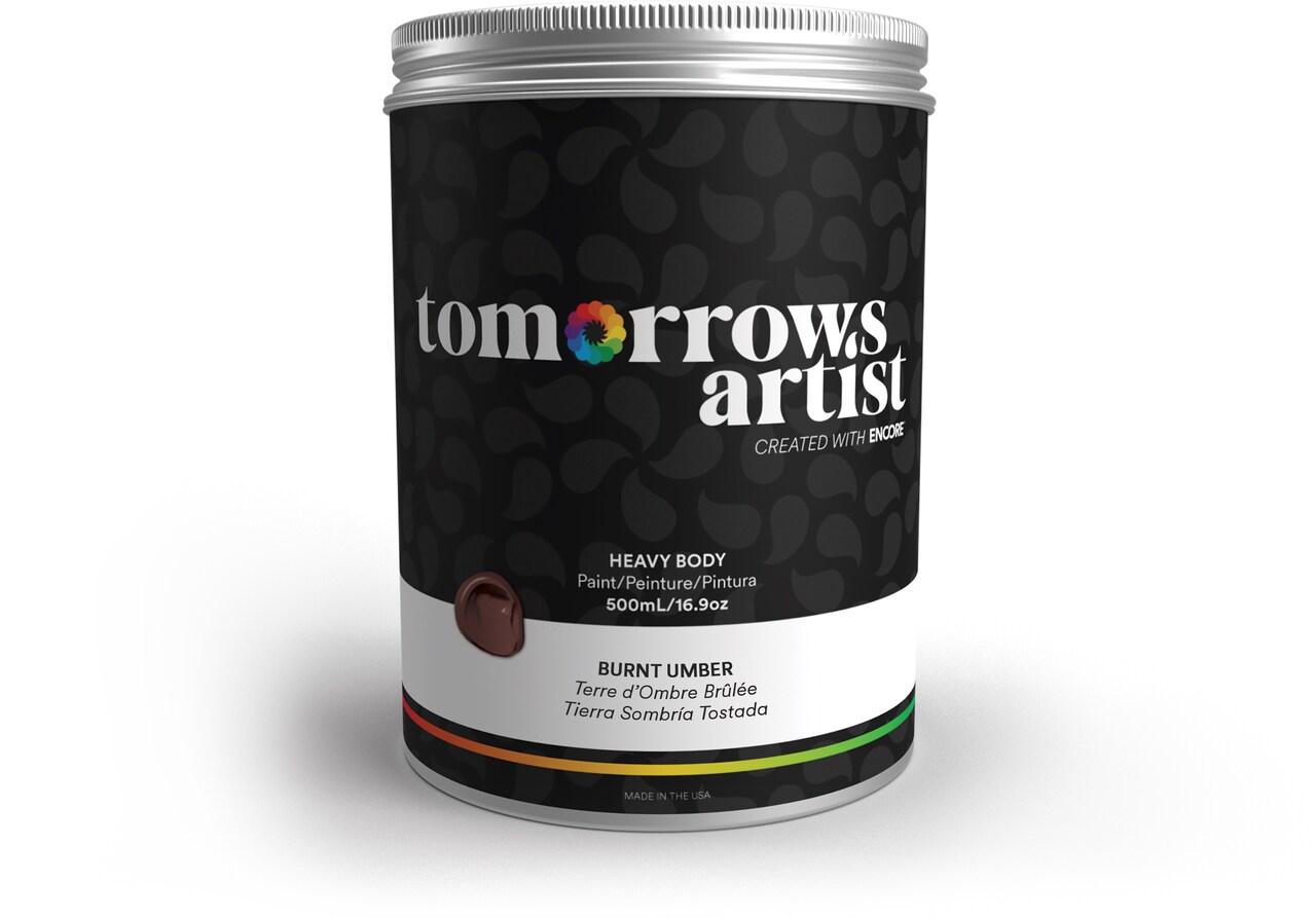 Tomorrows Artist: Heavy Body Eco-Friendly Sustainable Acrylic Art Paint 100ml/3.38oz, 250ml/8.45oz, 500ml/16.91oz, 1000ml/33.81oz